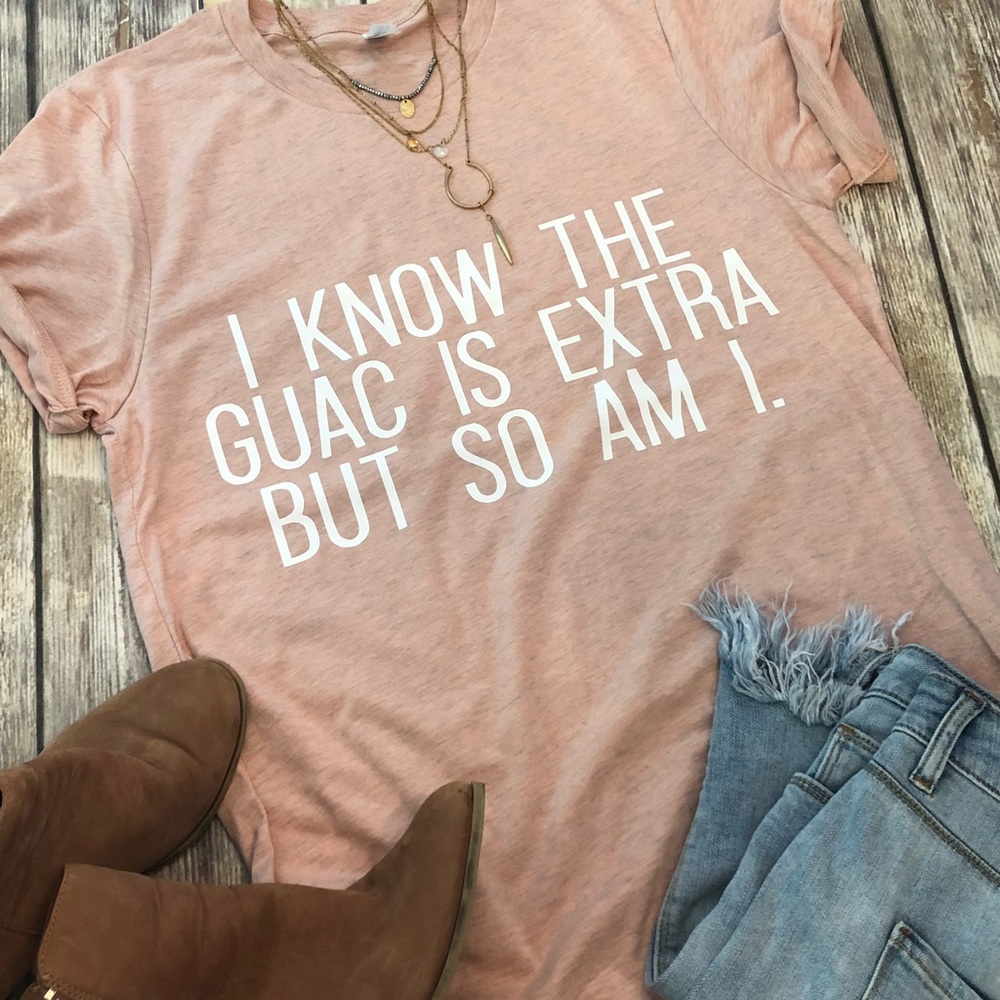 Women’s crew new tee - I know the guac is extra..